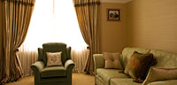 Curtains Case Study: Classic Treatment of Curtains in 1930's Terenure Home